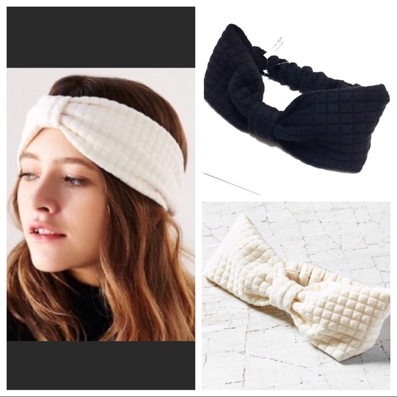 Urban Outfitters Quilted Winter Headband Head-wrap - Picture 1 of 5